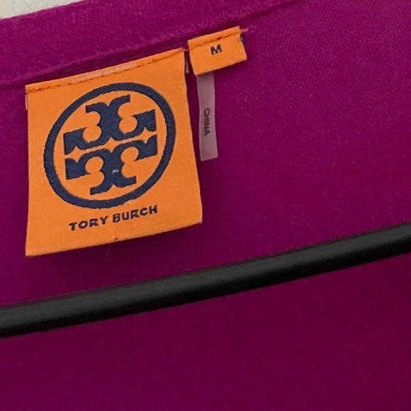 Tory Burch cashmere draped waterfall cardigan quiet luxury chic workwear preppy - Picture 4 of 10